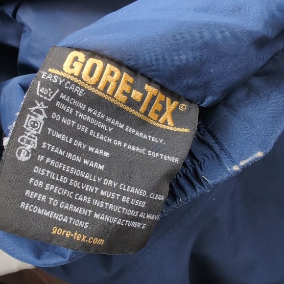 Vintage Coast Mountain Men's GORETEX Navy Jacket Lining w/ Pockets, XXL - Picture 8 of 11